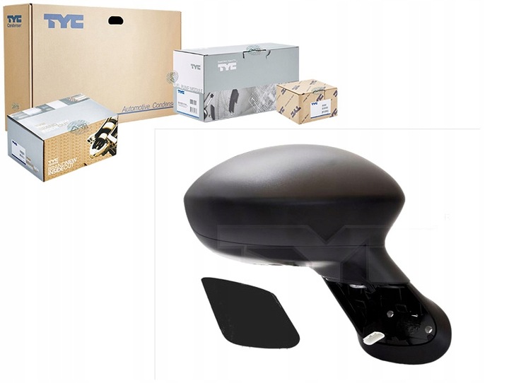 фото №1, Fiat grde pnto 2005-on зеркало rh электрический температуры convex heat tyc