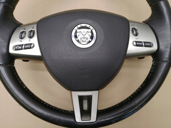 фото №11, Руль + подушка кожа лепестки мультифункция jaguar xf x250 2008-2011