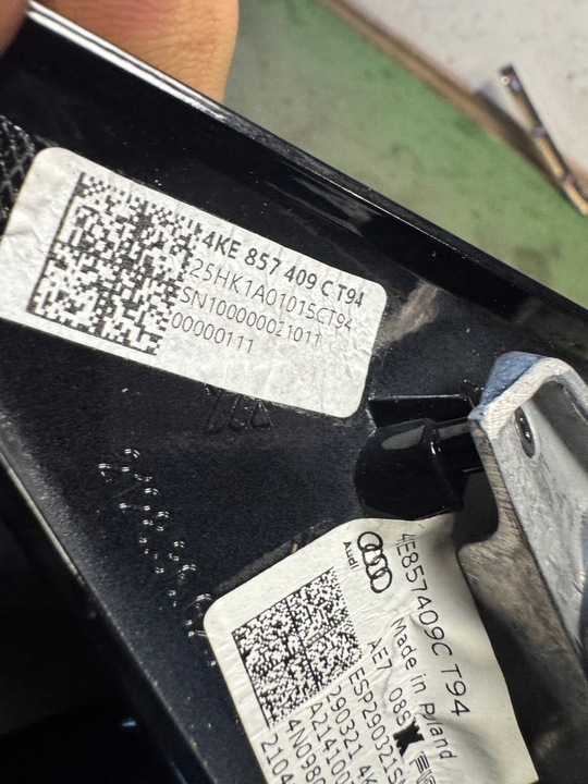 фото №11, Audi e-tron віртуальний дзеркало зовнішні камера ліва 4ke857409 4ke980545