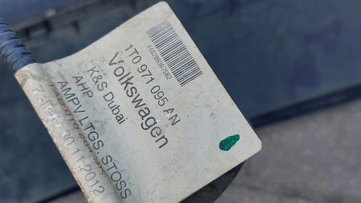 фото №6, Vw touran ii джгут датчиків паркування перед + датчики 1t0971095an 10-15