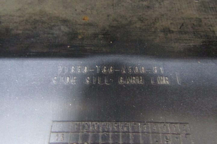 фото №9, Планка пороговая левая honda civic x sport line 17-