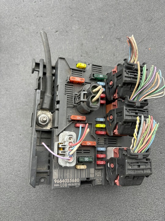 фото №10, Citroen c4 picasso 06- 1.6 hdi коробка запобіжників модуль bsm 9664055680