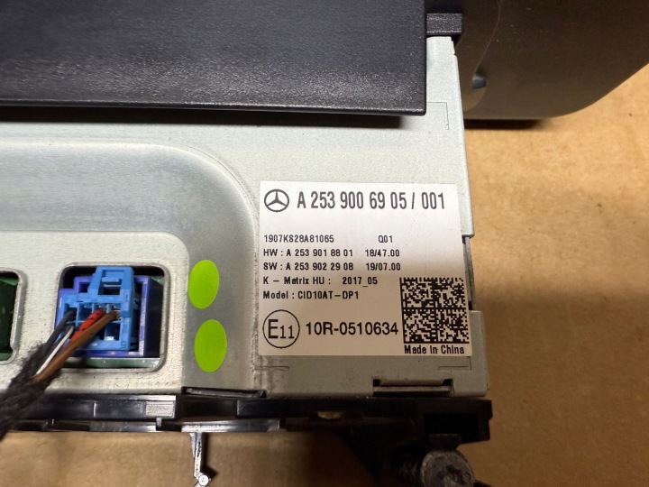 фото №5, Магнитола tablet mercedes glc w253 рестайлинг a2539006905
