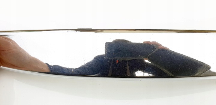 фото №9, Fiat 500 планка накладка хром бампера бампер перед передня права