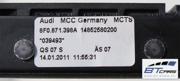 фото №9, Audi a5 cabrio замок засов крыша 8f0871397a 8f0 871 397 a 8f0 871 397 a 8f