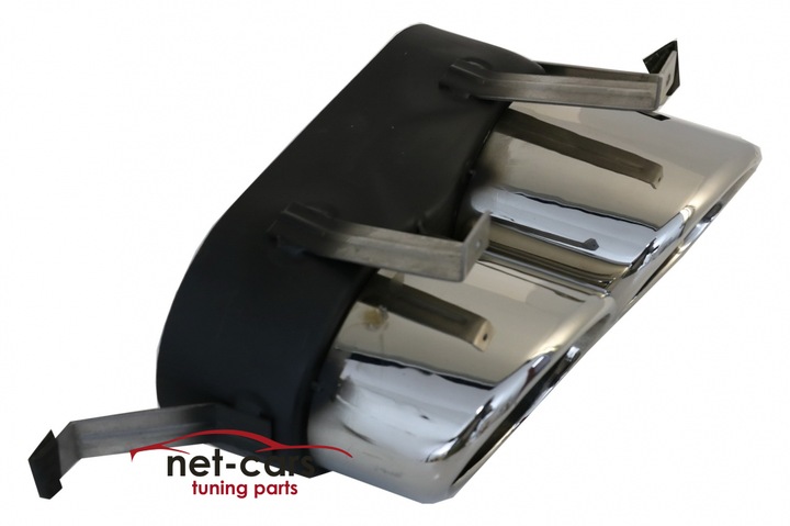 фото №10, Диффузор спойлер audi q5 fy 17-20 s line sq5 sport rsq5 dtm хром