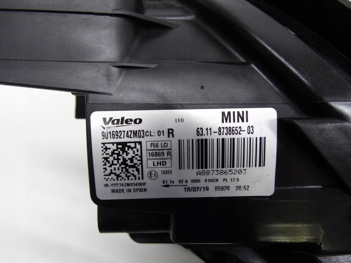 фото №13, Mini f56 f57 рестайлинг 18- лампа полный led 8738652