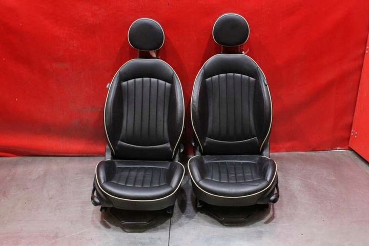 фото №9, Сидіння сидіння комплект боковина обшивки шкіряні eu mini cooper one r56 рестайлінг