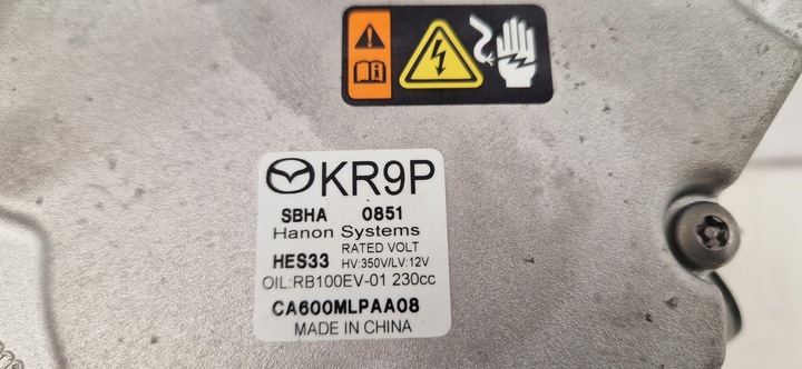 фото №10, Компресор кондиціонера mazda cx-60 cx60 e-skyactiv plev 2.5 гібрид