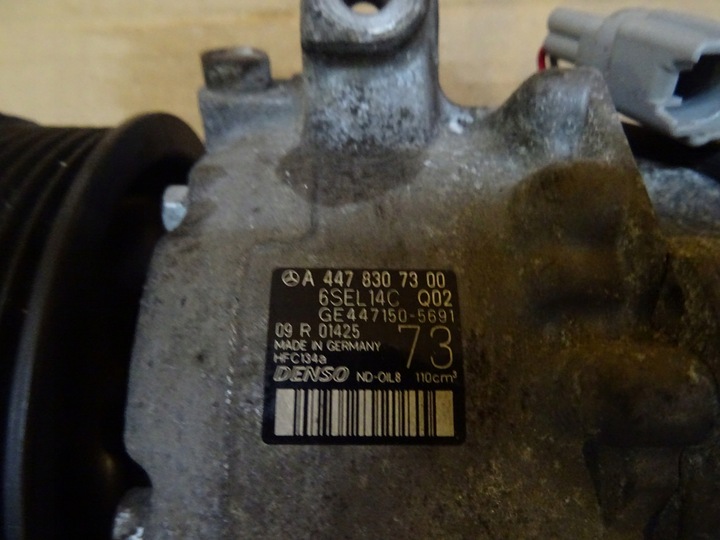 фото №5, Vito 447 1.6 a4478307300 компрессор кондиционера