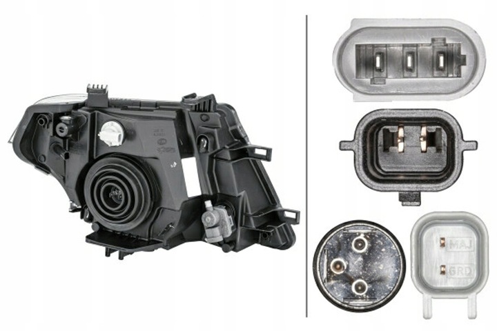 фото №2, Фара света передних 1ee238055-011 hella