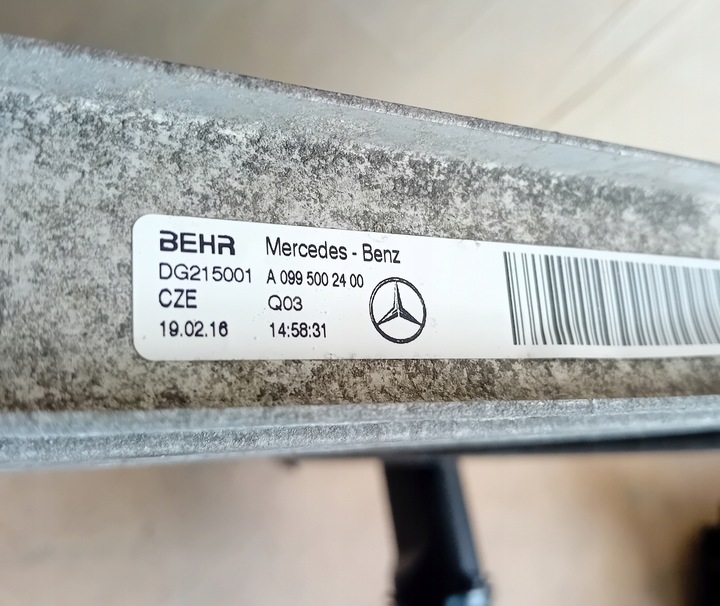 фото №15, Комплект радіатор mercedes w205 c180 c200 1.6 дизель