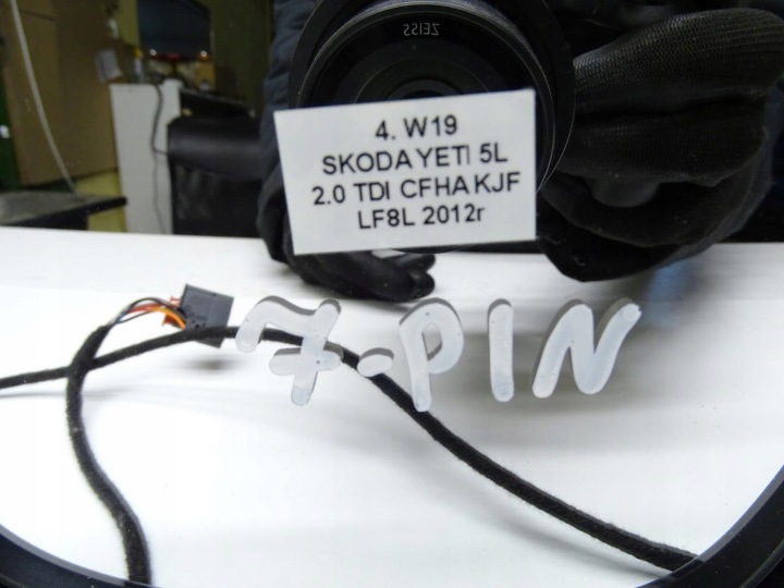 фото №12, Дзеркало ліве ліві перед передні skoda yeti i 5l 7 pin lf8l uk