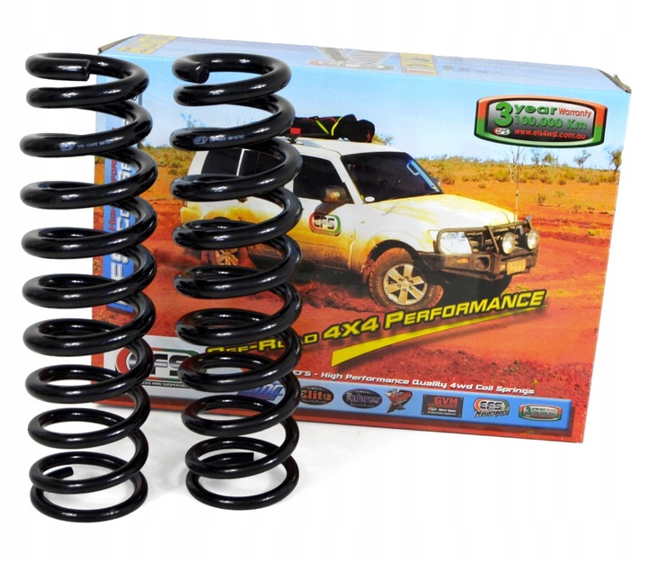 фото №2, Toyota fortuner 2004-2015 kpl wzmocnionych пружин перед 2" 55kg efs