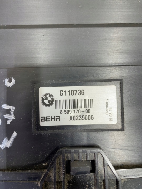 фото №9, Комплект радіатор радіатор вентилятор bmw f10 f11 n47 2.0d механічна коробка передач