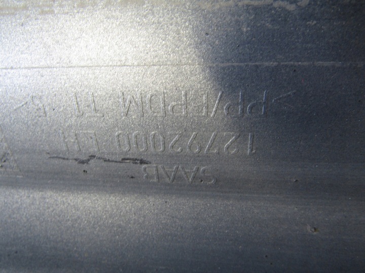 фото №9, Планка порогова ліва saab 9-3 02-07 12792000