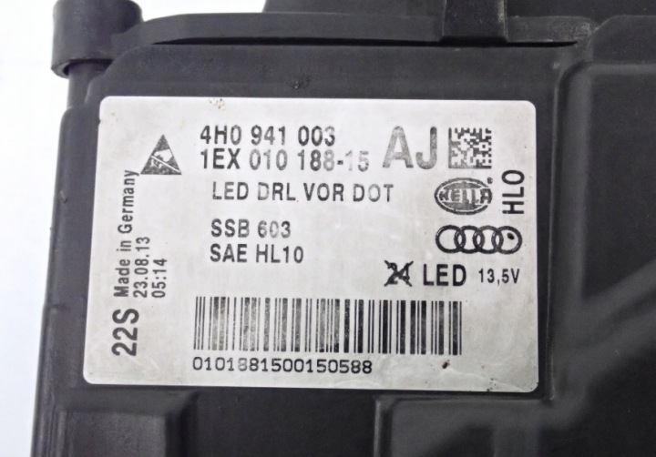 фото №15, Фара левая перед полный led audi a8 d4 4h0941003aj