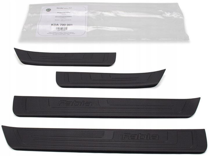 фото №1, Планки порогові накладки skoda fabia 2 ii оригінал