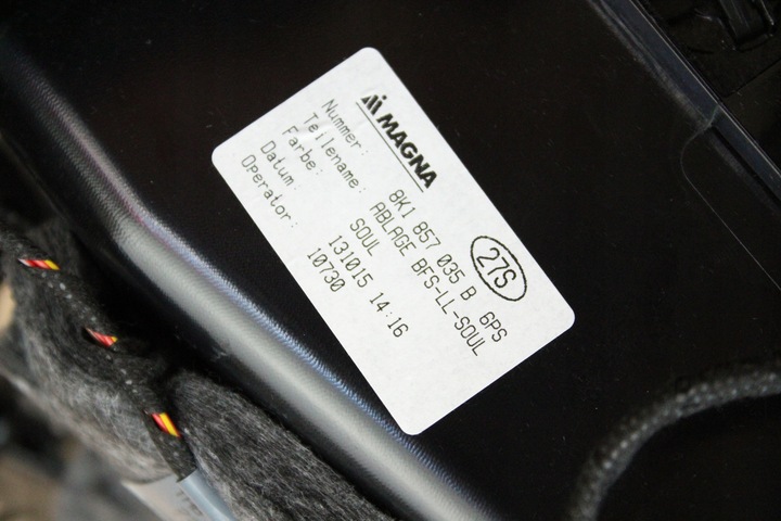 фото №8, Оригинальный бардачок пассажира панели консоли audi a5 8t рестайлинг 8k1857035b 12km!