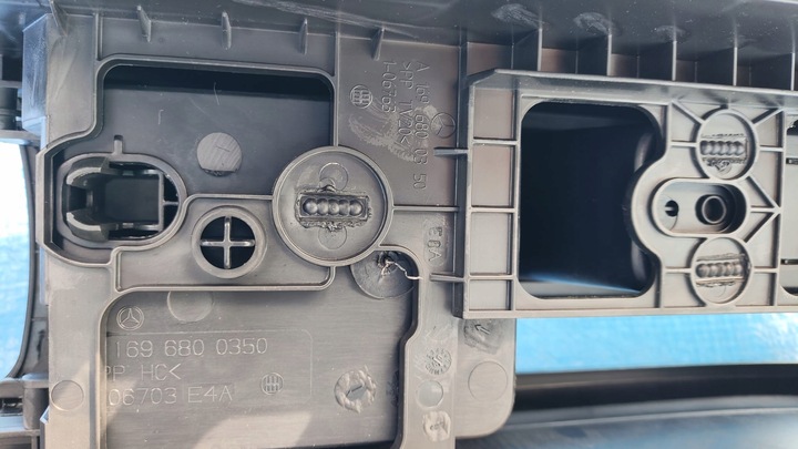 фото №8, Тунель середній бардачок комплектний чорний mercedes w169 a169 рестайлінг