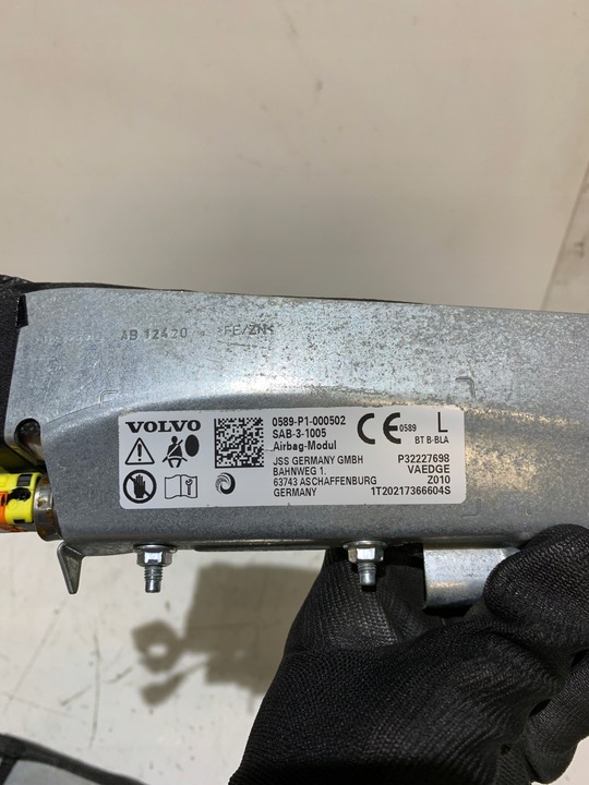 фото №7, Volvo v60 ii права подушка подушка безпеки сидіння 32227699