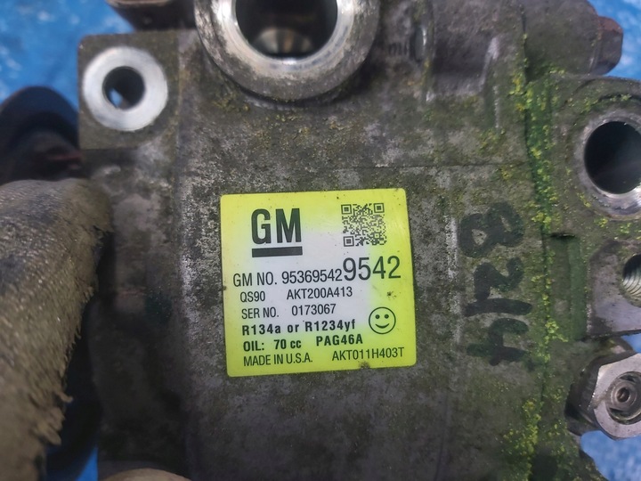 фото №8, Запчастини | mokka a x компресор компресор кондиціонера 1.7 cdti 95369542