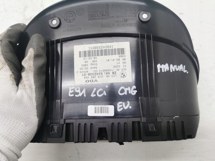 фото №8, Спідометр  прилади bmw seria 3 e90 e91 2.0b 9242338 eu