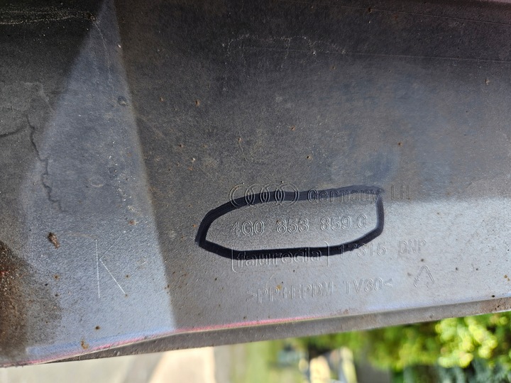 фото №13, Накладка пороговая порога планка левая a6 c7 рестайлинг 15-18 обычная нет s-line lz7g