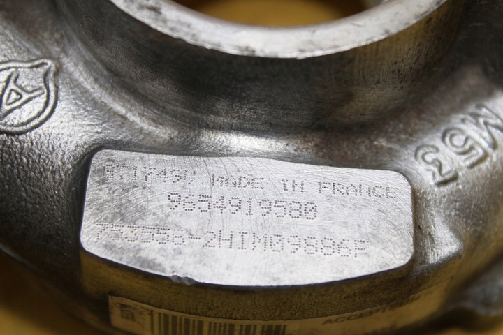 фото №6, Корпус турбіни peugeot 407 2.0 hdi 9654919580