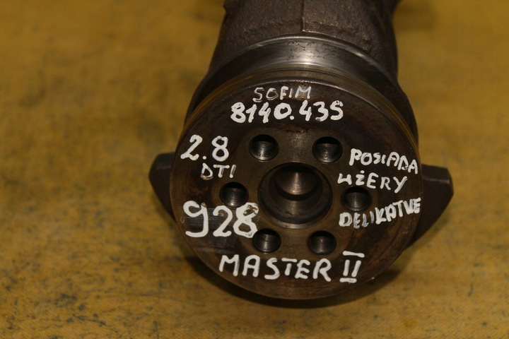 фото №11, Wał коленчатый master ii 2.8 dti 8140.43s