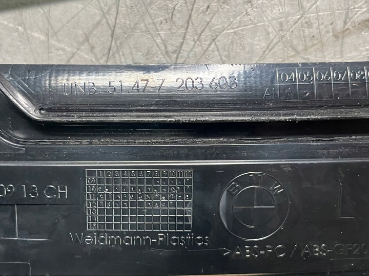 фото №9, Планки накладки пороговые комплект левая правая перед зад bmw f11