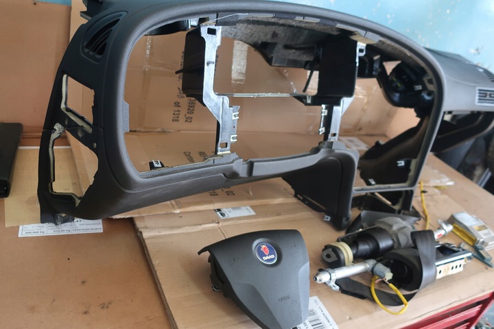 фото №6, Saab 9-5 95 рестайлинг консоль панель раздаточная консоль европа 05-09r