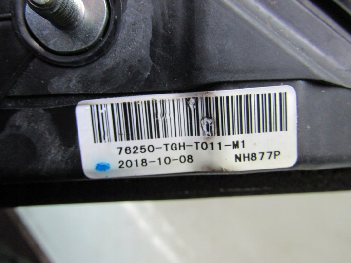 фото №12, Honda civic x 19r дзеркало ліві nh877p 76250-tgh-t011-m1