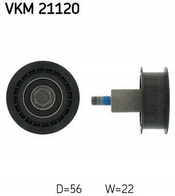 фото №9, Skf vkm 21120 ролик kierunkowa / направляющая, лента грм