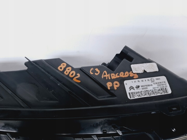 фото №6, Лампа do руху денного drl led правий перед citroen c3 aircross 2017- #8802