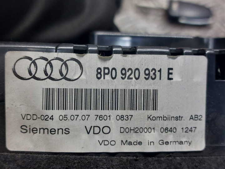 фото №9, Комплект стартовый audi a3 8p 2.0 tdi 03g906021lg 8p0907279k 8p0920931e