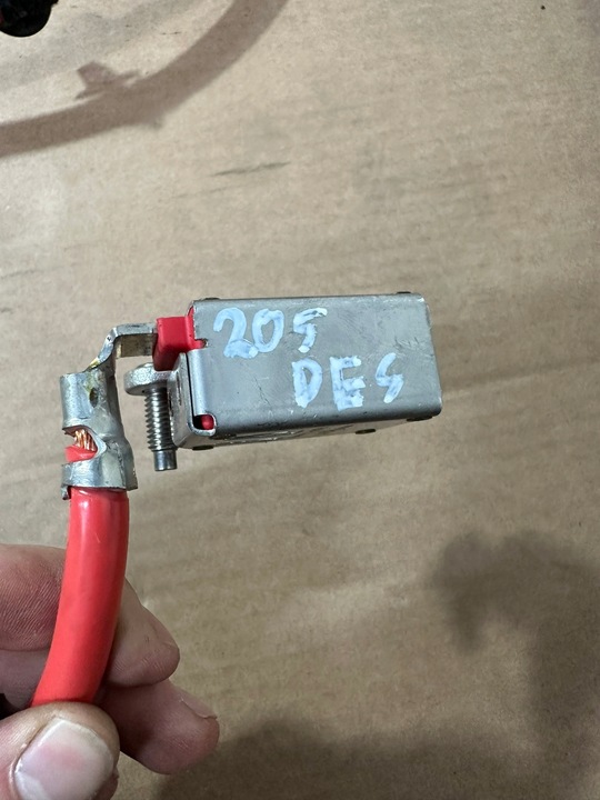 фото №5, Клема піротехнічна, плюсова шланг плюсовий, plus, кабель mercedes w205 des