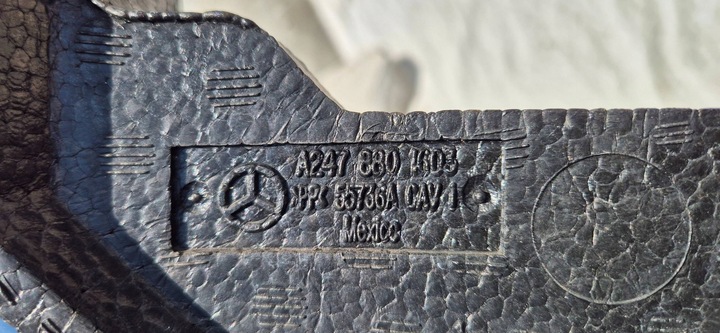 фото №11, Mercedes glb x247 19- пена абсорбер + датчики пешеходов org