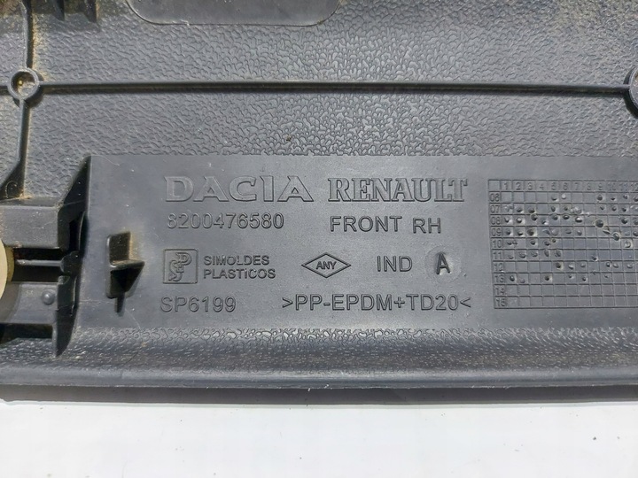 фото №10, Dacia logan mcv i 06-12 планка накладка двері правий перед