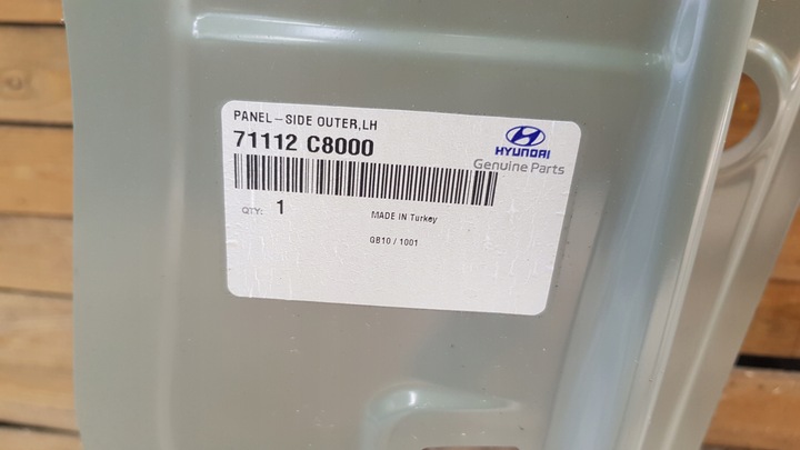 фото №4, Крыло зад задний bok стойка порог левый hyundai i20 ii 71112 c8000