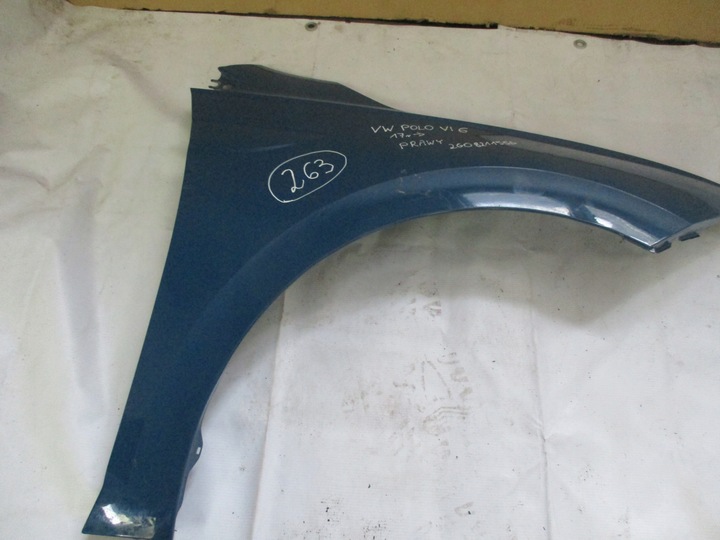 фото №10, Крило правий перед переднє vw polo 6 vi 2g0 17r- 2g0821155d