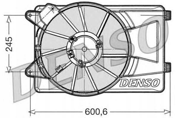 фото №1, Denso вентилятор радиатор з корпус alfa romeo