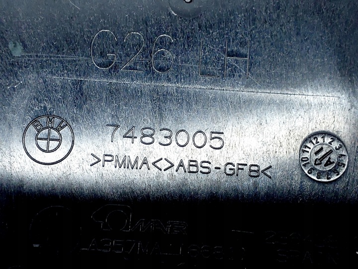 фото №7, Планка передніх лівих двері bmw i4 g26 7483005 електричний 250kw 2022