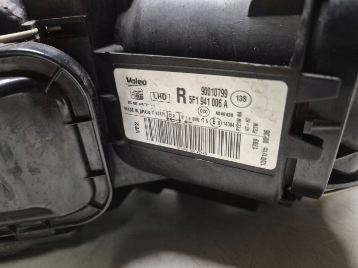 фото №8, Описание! seat leon 3 iii 5f1 12-17 правая фара передняя фара 5f1941006a