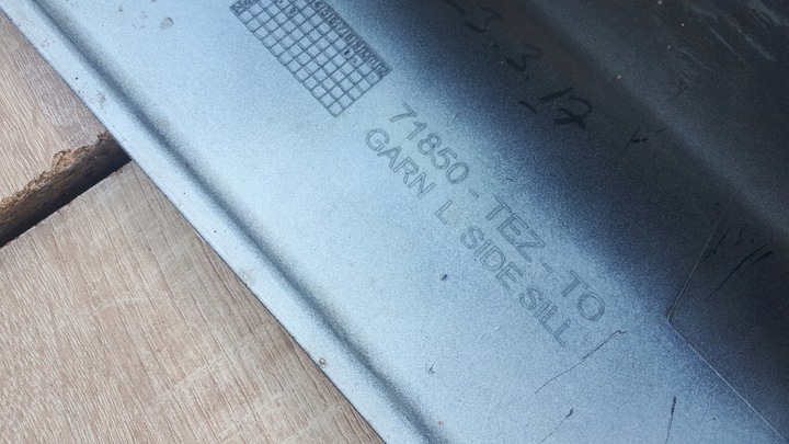 фото №9, Honda civic x 17- накладка порогова поріг планка l