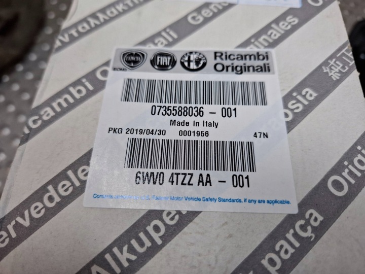 фото №6, Зовнішня ручка дверей перед / зад права 735588036 fiat ducato 14- fiat oem номер