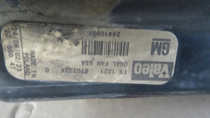 фото №11, Vectra c 2.2dti радиаторов вентилятор 24418338