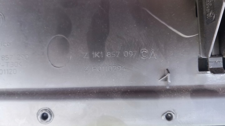 фото №5, Бардачок пасажира vw golf vi 1k1857097ca