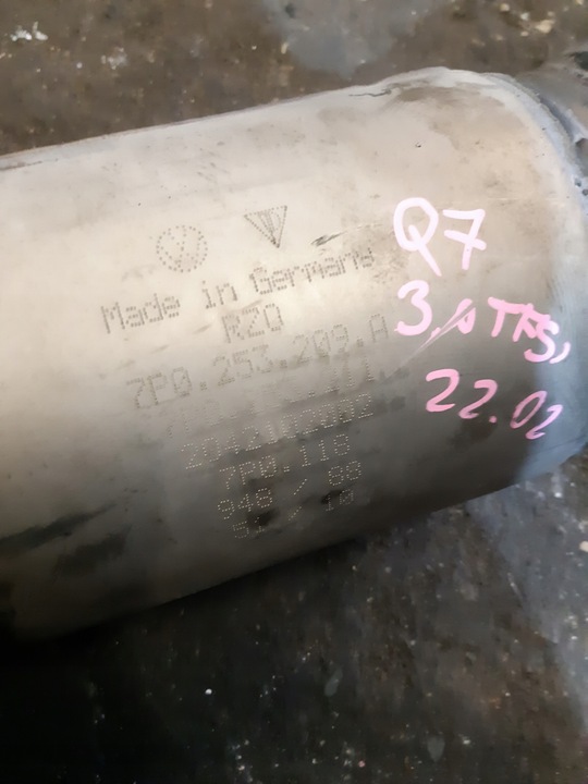 фото №5, Audi q7 4l 3.0 tfsi глушитель выхлоп 7p0253209a