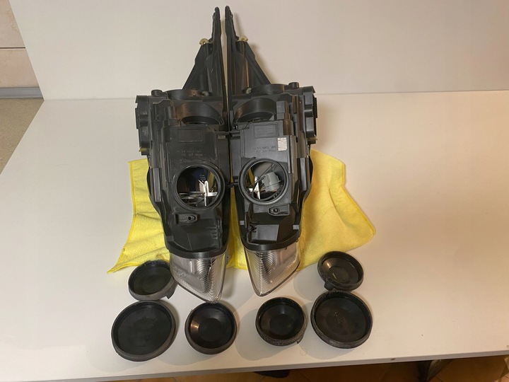 фото №16, Ford focus mk3 рестайлинг fl лампы передние левая + правая серебристый евро lhd пара